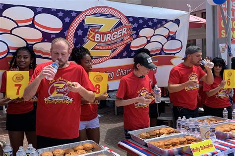 Chow down and keep it down! Annual burger eating competition returns for the 14th year