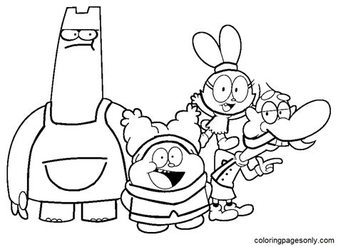 Chowder Coloring Pages