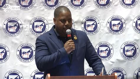 Chris Jones addresses supporters following governor defeat