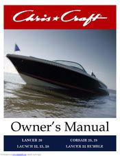 Chris craft lancer 20 owners manualchris craft launch 25 owners manual. - Haynes repair manual for vauxhall vectra.