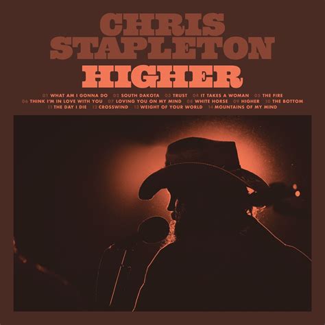 Chris stapleton higher songs. Chris Stapleton’s highly anticipated new album, Higher, will be released November 10 on Mercury Nashville (pre-order/pre-save).In advance of the release, the album’s first single, “White Horse,” written by Stapleton and Dan Wilson, is out today—listen HERE.. Produced by Dave Cobb, Morgane Stapleton and … 