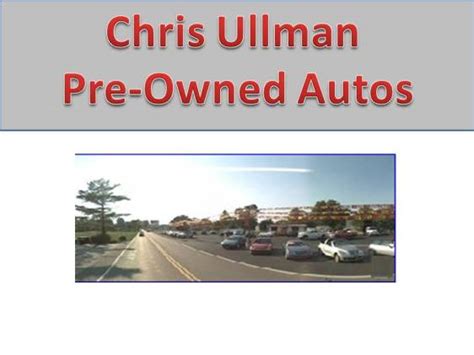 Chris ullman auto. Things To Know About Chris ullman auto. 