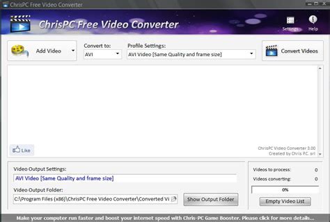 ChrisPC Free Video Converter - Download - CHIP