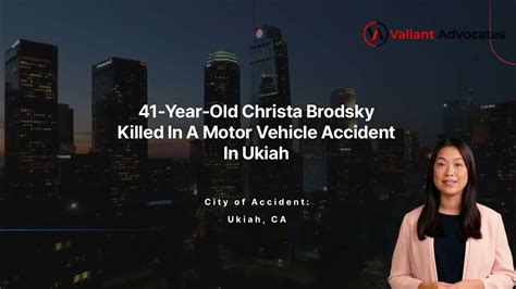 Christa Brodsky Killed in Single-Car Crash on State Route 128 [Mendocino County, CA]