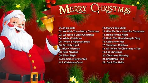 Christams songs. Top Christmas music instrumental playlist featuring popular carols and traditional songs with lyrics. This 1 hour (nearly) playlist will fill your heart with... 