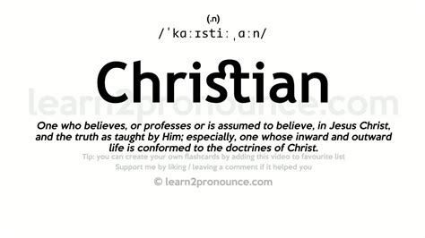 Christen Definition & Meaning YourDictionary