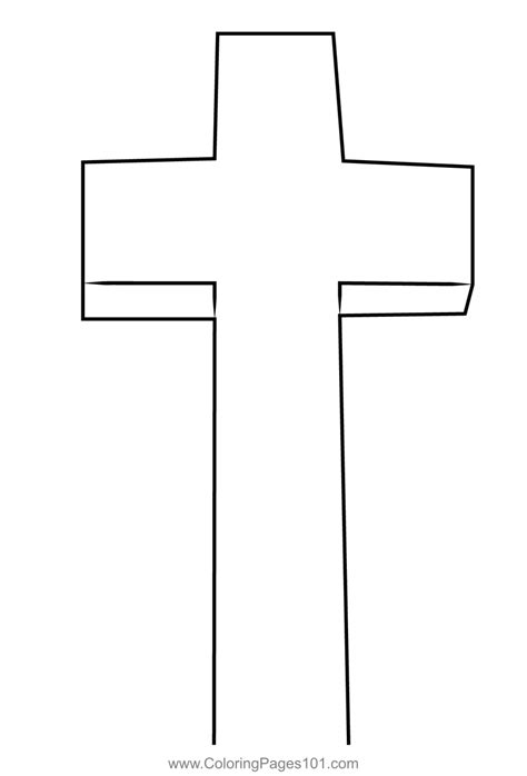 Christian Cross Coloring Pages