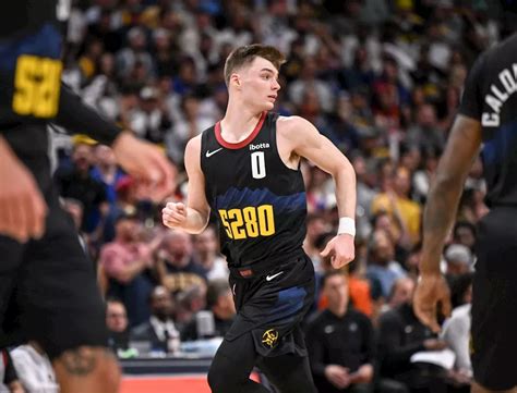 Christian Braun cut him off at the pass. Sensing the moment, and the supposed mismatch, the crowd started buzzing. Seven dribbles later, the Nuggets’ rookie forced the 6-foot-8 flamethrower into .... 