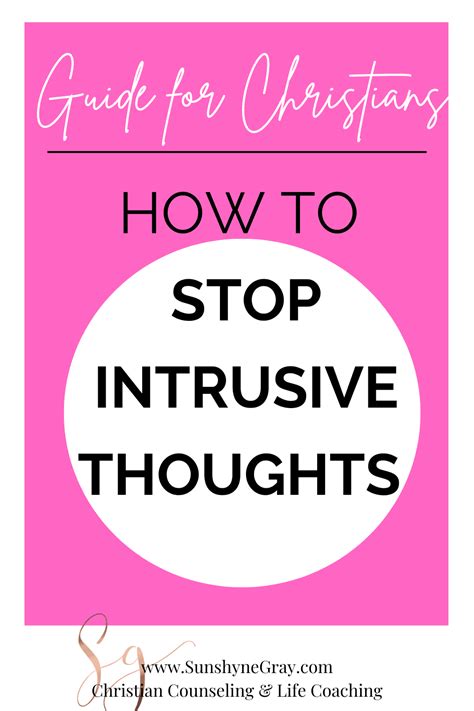 Christian intrusive thoughts.  Intrusive, Unwanted Thoughts and Faith Pos...