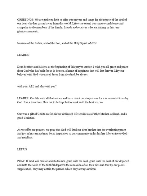 Christian memorial service script.  Jun 14, 2025 · Discover heartfelt examples of fune...