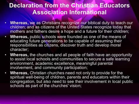 Christian rights in public schools