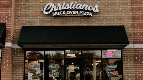 Christianos - Like Christianos but disappointed in new Appleton restaurant. It is like a fast food place, only one size pizza (12 inch), limited types of specialty pizzas, actually just limited menu, for being wood fired our crust was tough and limp, order pizza an…