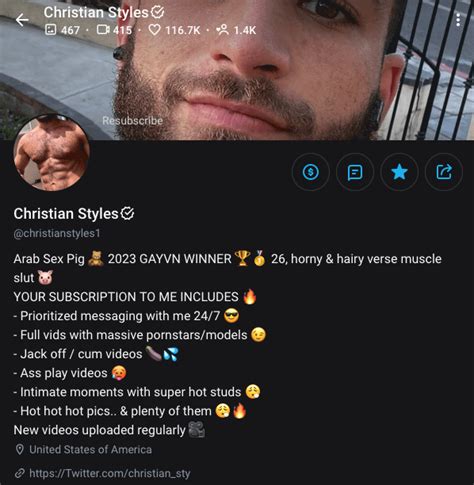 Christianstyles1 Leaks [CLIP] 🔥 44 Videos