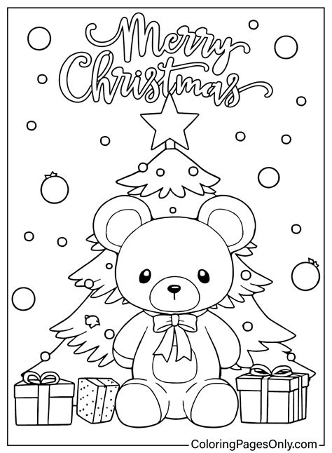 Fall Picture Coloring Page
