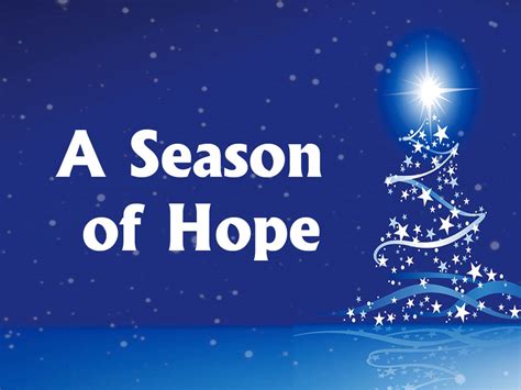 Christmas A Season Of Hope