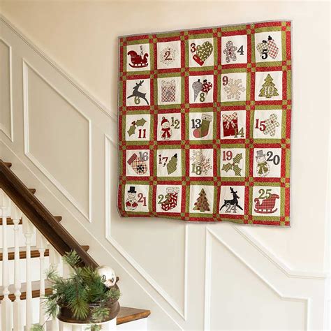 Christmas Advent Calendar Quilt Free Pattern Download Advent