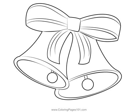 Christmas Bell For Coloring