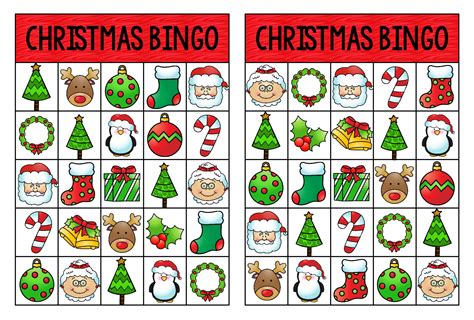 Christmas Bingo Game Printable