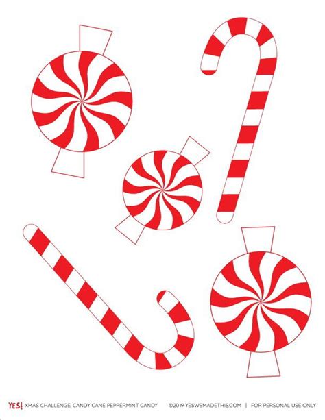 Christmas Candy Template