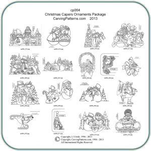 Christmas Capers Patterns Classic Carving Patterns