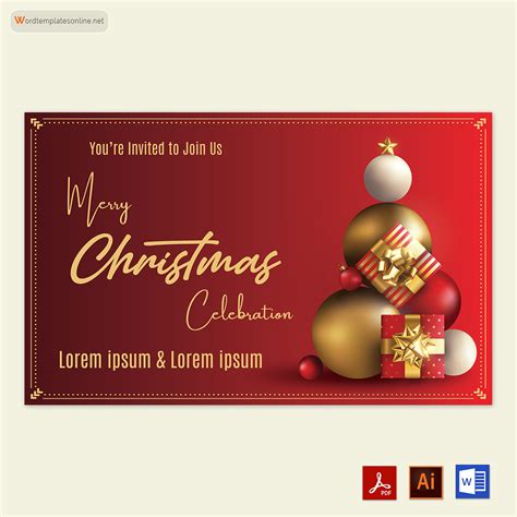 Christmas Card Templates Word Free