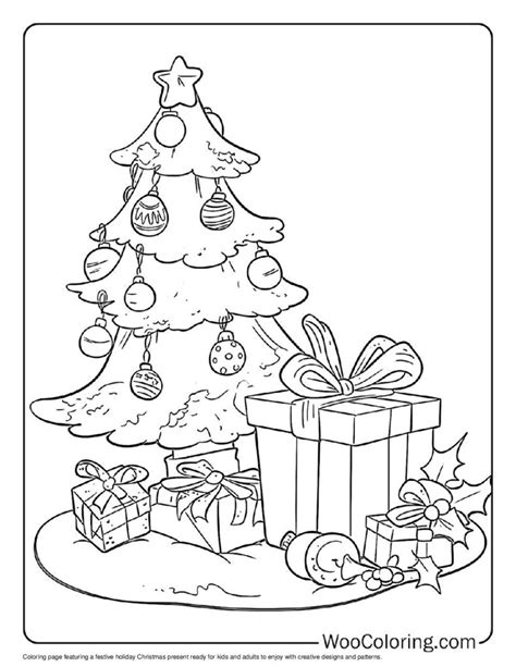 Christmas Coloring Pages Presen