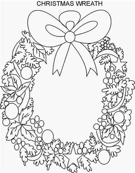 Christmas Coloring Wrea