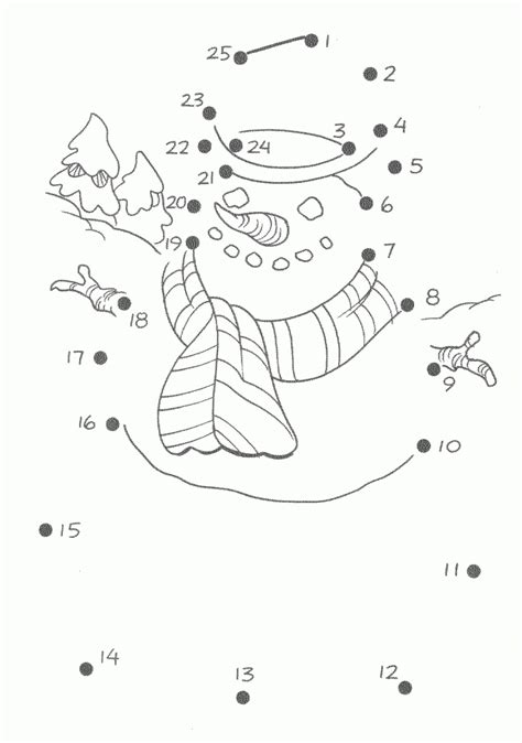 Christmas Colouring Dot To Dot