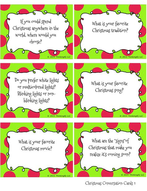 Christmas Conversation Starters for Families