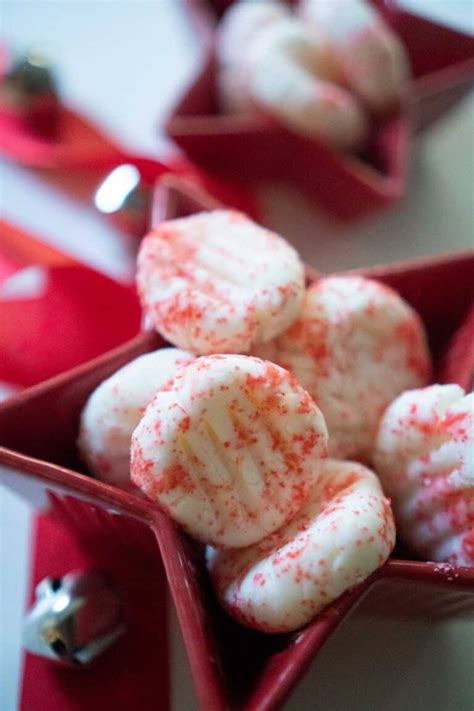 Christmas Cream Cheese Mints - Shaken Together