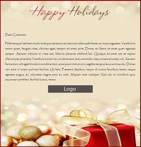 Christmas Email Template Outlook
