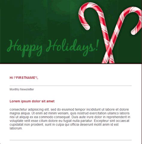 Christmas Email Templates included with GroupMail