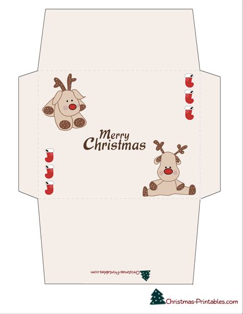Christmas Envelopes Free Printable