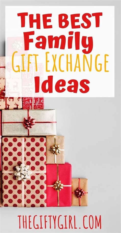 Christmas Family Gift Exchange Ideas
