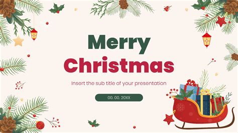 Christmas Frames Template for PowerPoint and Google Slides