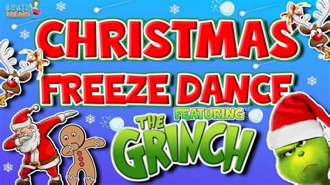 Christmas Freeze Dance Brain Break 🎅 Featuring The Grinch …