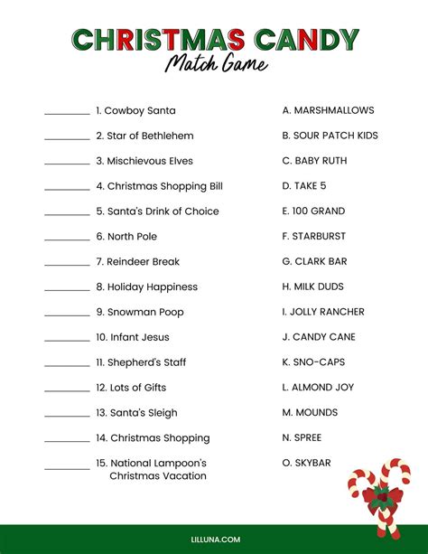 Christmas Game Printable