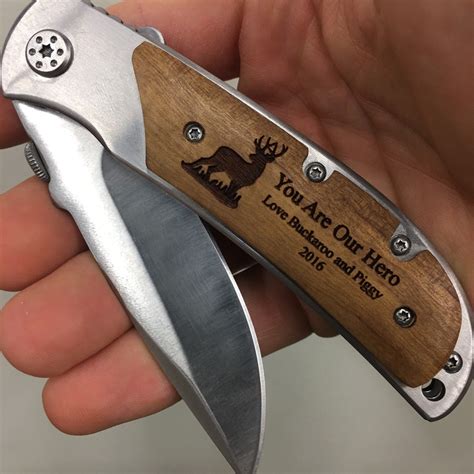 Christmas Gifts For Guys, Custom Engraved Pocket Knife