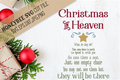 Christmas In Heaven Tree Pre Designed Illustrator Graphics Creative Market