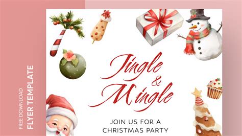 Christmas Invitation Free Google Docs Template by Free Google Docs