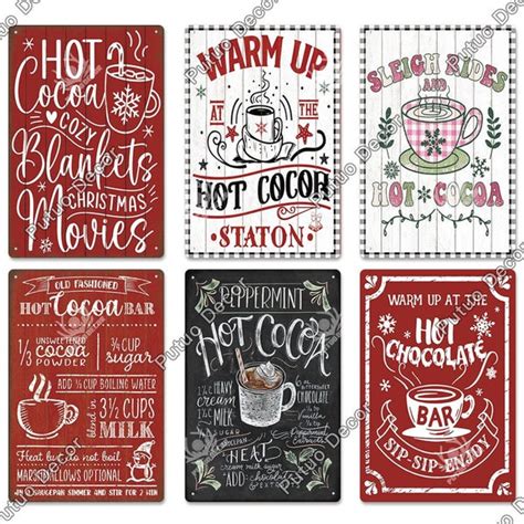 Christmas Kitchen Vintage Metal Signs - Etsy