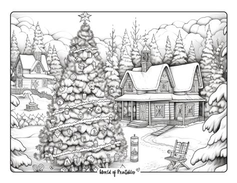Realistic Tiger Coloring Page