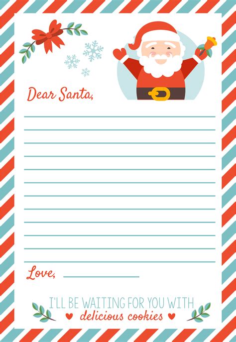 Christmas Letter Template Printable