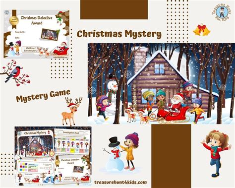 Christmas Mystery game for kids Treasure hunt 4 Kids Christmas