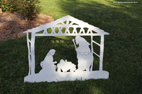 Christmas Nativity Scene 2D Yard Art Woodworking Pattern