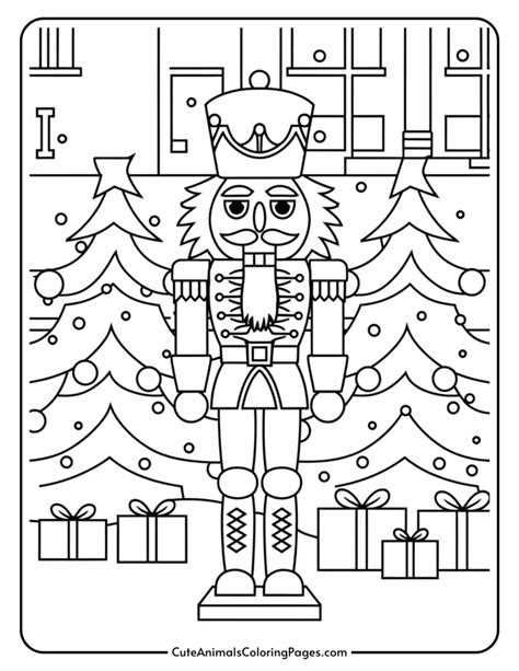 Christmas Nutcracker Coloring Pages
