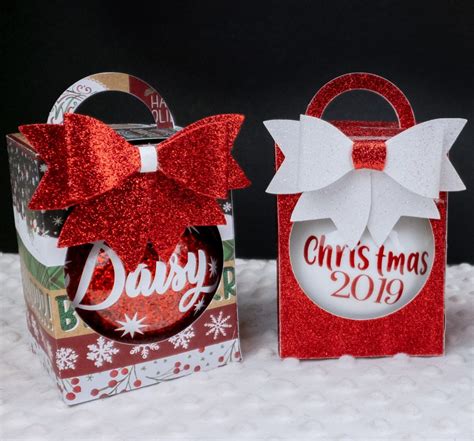 Christmas Ornament Box Cricut How to Customize and Edit a FREE