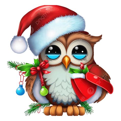 Christmas Owl Drawing