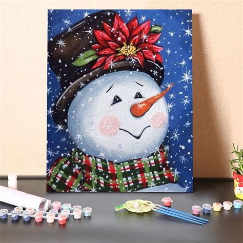 Christmas Paint by Numbers Kits for Adults