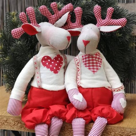 Christmas Reindeers Pattern PDF Sewing pattern for a Reindeer Etsy in